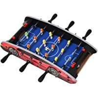 HOMCOM Mesa de Futbolín de Sobremesa Todo Incluido con 14 Jugadores para Niños Mayores de 8 Años Robusto Divertido 49x24…